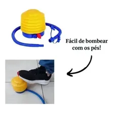 Inflador Mor Sanfonado Enche Colchão Piscina Boia Inflável Cor Amarelo Foto mini 4