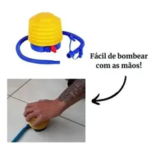 Inflador Mor Sanfonado Enche Colchão Piscina Boia Inflável Cor Amarelo Foto mini 1