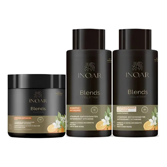 Inoar Blends Duo 800ml Máscara 500g Foto 1