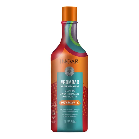 Inoar Bombar Shampoo 1l Foto 1