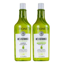 Inoar Resistance Bambu Kit Shampoo + Condicionador 1l Foto mini 1