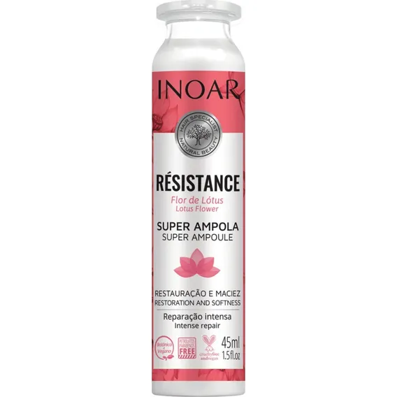 Inoar Resistance Flor De Lotus Ampola 45ml Foto 1