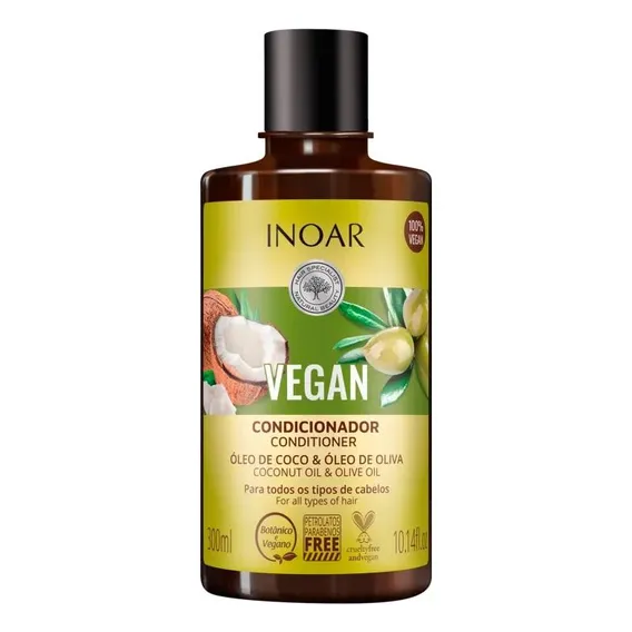 Inoar Vegan 300ml Condicionador Foto 1