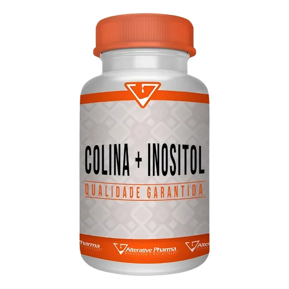 Inositol 250mg + Colina 250mg - 90 Cápsulas Sabor Sem Sabor Foto 1