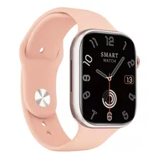 Inova Relógio Inteligente Pulseira Digital 2,01 Polegadas Caixa Rosa Pulseira Rosa Bisel Rosa Desenho Da Pulseira Milanese Foto  mini 1