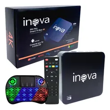 Inova Tv Box 4k Smart Transforme Sua Tv + Mini Cor Preto Tipo De Controle Remoto Padrão Foto mini 1