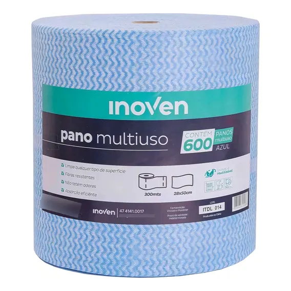 Inoven 300 Metros pano multiuso 28x50cm Azul Foto 1