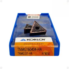 Inserto Videa Pastilha Mitsubishi Tnmg 160404 Pc9030 Korloy Torno Foto mini 4