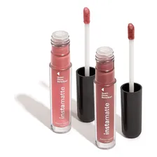 Instamatte: Batom Líquido Rosa 4ml + Batom Líquido Bege 4ml Foto mini 1