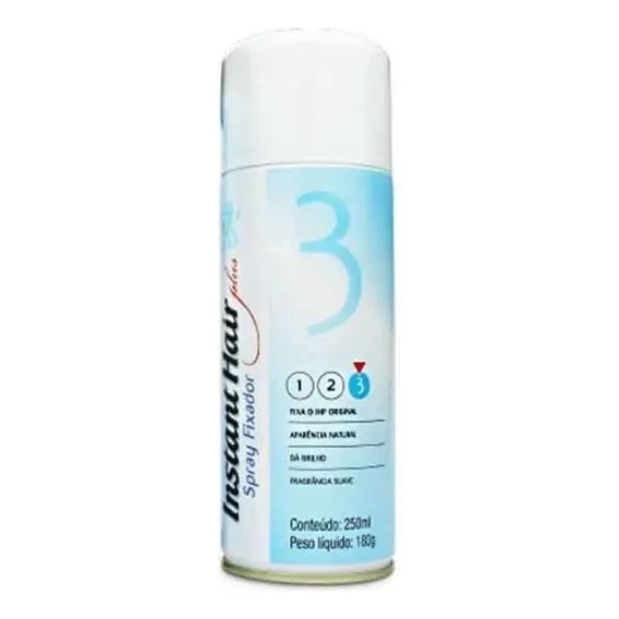Instant Hair Plus Spray Fixador 250ml Foto 1