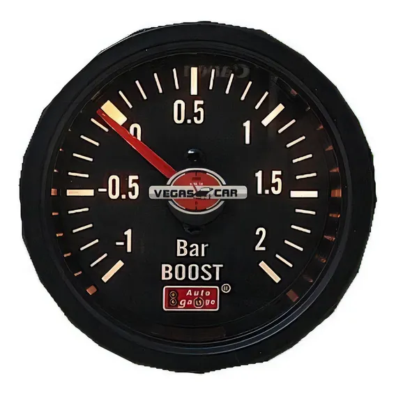 Instrumento Manometro Mecanico Pressão Turbo Auto Gauge 2b Foto 1