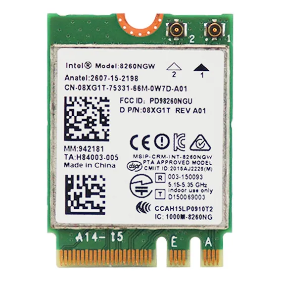 Intel Dual Band Wireless-ac 8260ngw 867mbps + Bluetooth Foto 1