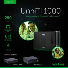 Intelbras Unniti 1000 Central Telefônica Híbrida nova ramais Foto mini  2