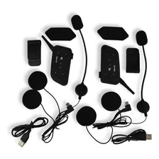 Intercomunicador Capacete Comunicador Moto Bluetooth V6 Foto mini 2