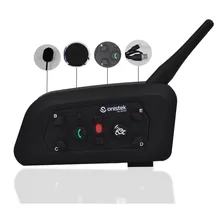 Intercomunicador Capacete Comunicador Moto Bluetooth V6 Foto mini 4