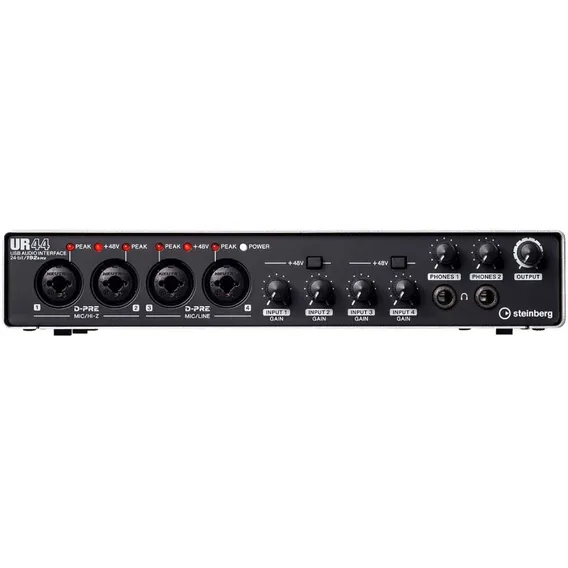 Interface Audio Usb Midi Steinberg Ur44 4 Canais - Cor Cinza/preto 110v/220v Foto 1