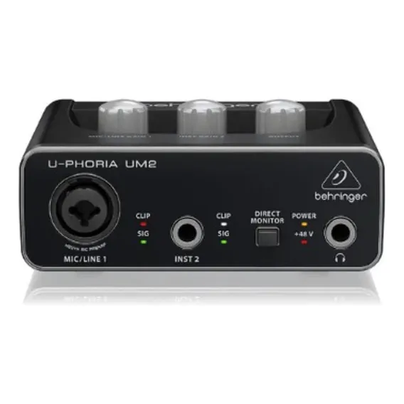 Interface De Áudio Behringer U-phoria Um2 Foto 1