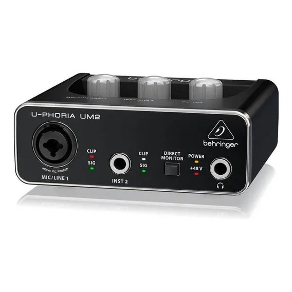 Interface De Áudio Behringer U-phoria Um2 Usb Foto 1