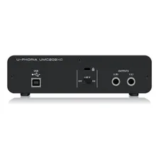 Interface de áudio Behringer U-Phoria UMC202HD preta Foto mini 4
