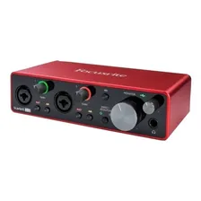 Interface De Áudio Focusrite Scarlett 2i2 3 Geração Foto mini 4