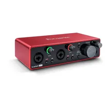 Interface De Áudio Focusrite Scarlett 2i2 3 Geração Foto mini 2