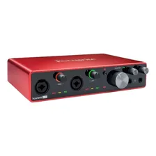 Interface de áudio Focusrite Scarlett 8i6 127/220V 3ª geração Foto mini  3