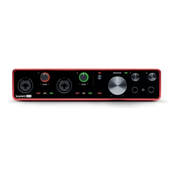 Interface de áudio Focusrite Scarlett 8i6 127/220V 3ª geração Foto 1