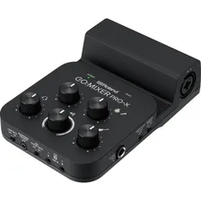 Interface De Audio Go Mixer Pro X Roland Cor Preto Foto  mini 1