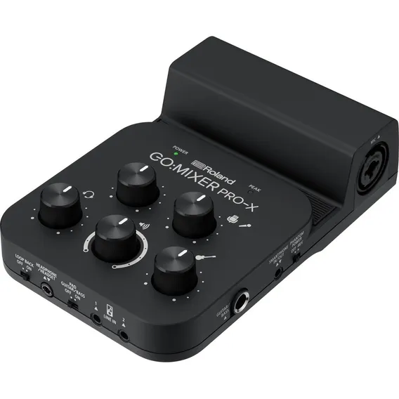 Interface De Audio Go Mixer Pro X Roland Cor Preto Foto 1