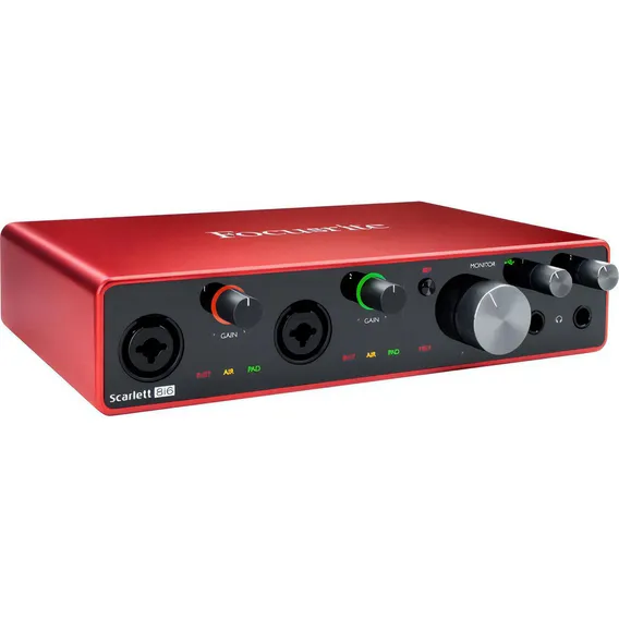 Interface de áudio Scarlett 8i6 Usb Focusrite - 3ª geração Foto 1