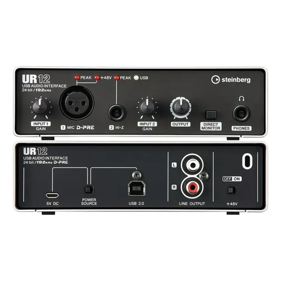 Interface De Áudio Steinberg Ur12 Yamaha Usb 2.0 Audio Midi Foto 1