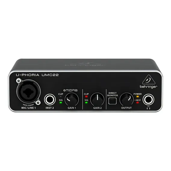Interface De Audio Umc22 Behringer Foto 1