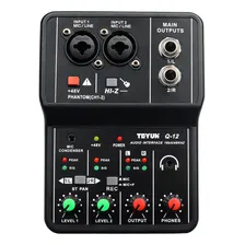 Interface de áudio USB Interface de áudio Teyun Conector XLR P Foto  mini 1