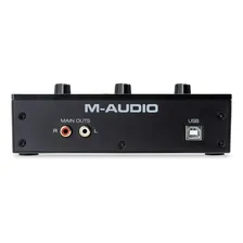 Interface Som Áudio Mtracksolo M-audio Profissional 2 Canais Cor Preto Foto mini  2