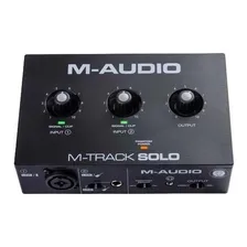Interface Som Áudio Mtracksolo M-audio Profissional 2 Canais Cor Preto Foto mini 4