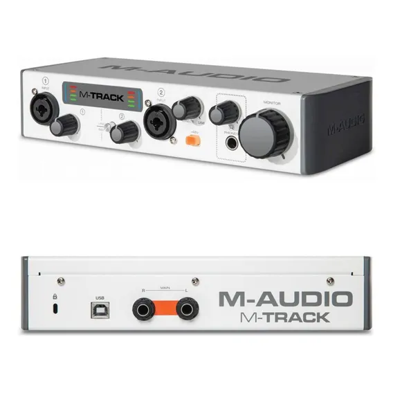 Interface Usb De Áudio M-audio Mtrackii M Track Ii Foto 1