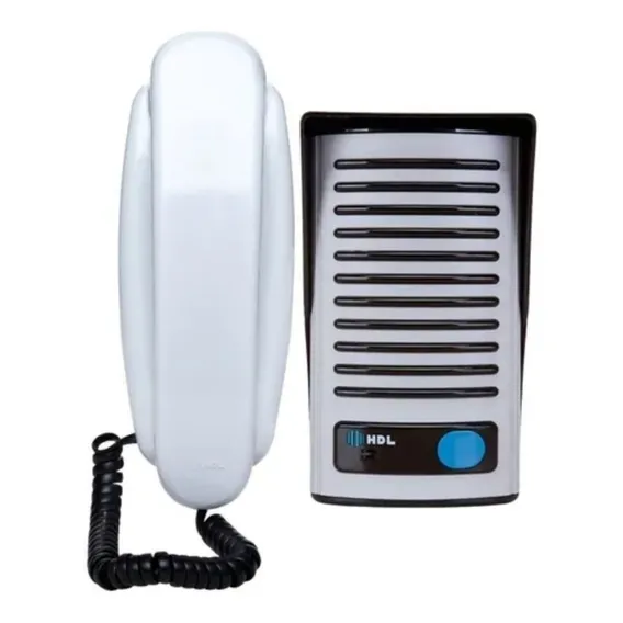 Interfone Hdl F8 Ntl Com Duplo Botão Porteiro Eletrônico Hdl Cor F8-ntl 110v/220v Foto 1