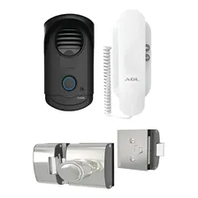 Interfone Porteiro Elétrico Agls100 Fechadura Vidro Elétrico Foto mini 1
