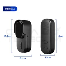 Interfone Porteiro Eletronico Sem Fio C/ Liberacao Fechadura Foto mini 4