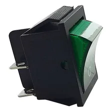 Interruptor Bipolar Com Iluminação Verde Foto mini 4