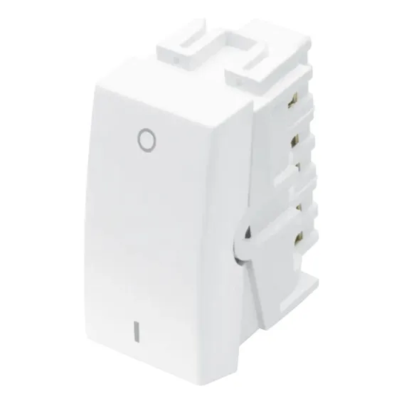 Interruptor Bipolar Simples 20a Branco Habitat Fame 2055 Foto 1