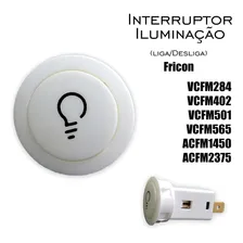 Interruptor Botão Iluminação Refrigerador Cervejeira Fricon Foto mini 2