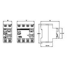 Interruptor Diferencial Dr 2p 63a 30ma Steck Foto mini 4
