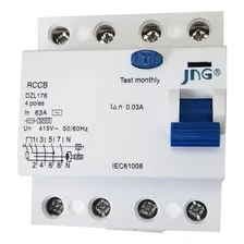 Interruptor Diferencial Idr 4p 300ma 80a Dzl176 - Jng Foto mini  2