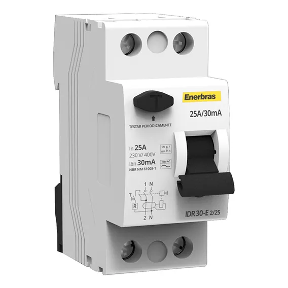 Interruptor Diferencial Residual Idr Din 30ma 2p 25a Foto 1