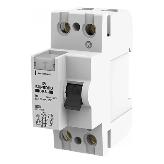 Interruptor Dr Bipolar 100a 30ma Soprano Foto 1