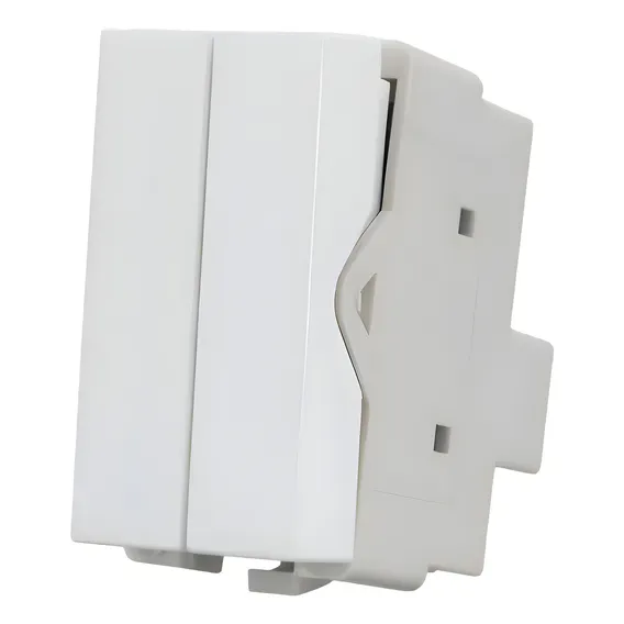 Interruptor Duplo Paralelo 10a-250v Branco Infiniti Margirius Foto 1