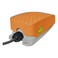 Interruptor Eletrico Metalico Tipo Pedal Jng Mdfs-3 1na+1nf Cor Laranja Foto mini 1