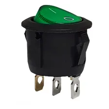 Interruptor Eletrônico Lukma Chave Gangora Com Chave Liga Desl - Verde Foto  mini 1