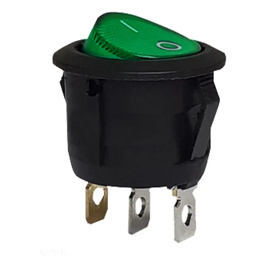 Interruptor Eletrônico Lukma Chave Gangora Com Chave Liga Desl - Verde Foto 1